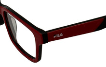 Load image into Gallery viewer, Fila Big Kids Red Rectangle Plastic Eyewear Frame VF9456. 48mm
