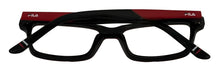Load image into Gallery viewer, Fila Big Kids Red Rectangle Plastic Eyewear Frame VF9456. 48mm
