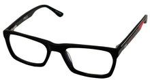 Load image into Gallery viewer, Fila Big Kids Black Rectangle Plastic Eyewear Frame VF1286. 0Z42. 47mm
