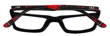 Load image into Gallery viewer, Fila Big Kids Black Rectangle Plastic Eyewear Frame VF1286. 0Z42. 47mm
