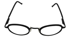 Load image into Gallery viewer, Bob Mackie Mens Black Oval Metal Reading Glass Frame. BM 853. 46mm. 2.5X

