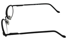 Load image into Gallery viewer, Bob Mackie Mens Black Oval Metal Reading Glass Frame. BM 853. 46mm. 2.5X
