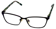 Load image into Gallery viewer, Jones New York Womens Rectangle Purple Metal J146 48mm
