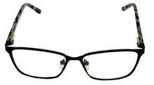 Load image into Gallery viewer, Jones New York Womens Rectangle Purple Metal J146 48mm
