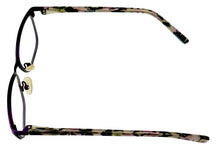Load image into Gallery viewer, Jones New York Womens Rectangle Purple Metal J146 48mm
