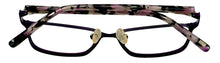 Load image into Gallery viewer, Jones New York Womens Rectangle Purple Metal J146 48mm
