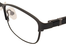Load image into Gallery viewer, Jones New York Womens Rectangle Black Metal Eyewear Frame J144 49mm
