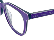Load image into Gallery viewer, Fila Big Kids Purple Cat Eye Plastic Eyewear Frame VF 148 0Z42. 48mm
