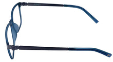 Load image into Gallery viewer, Jones New York Ophthalmic Mens Rectangle Blue Plastic Eyewear Frame, J527. 54mm
