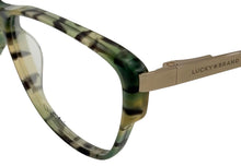 Load image into Gallery viewer, Lucky Womens Ophthalmic Cateye Plastic Brown Grey Frame D209 53mm
