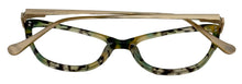 Load image into Gallery viewer, Lucky Womens Ophthalmic Cateye Plastic Brown Grey Frame D209 53mm

