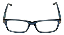 Load image into Gallery viewer, Jones New York Blue Mens Plastic Rectangle Eyewear Frame, 539. 55mm
