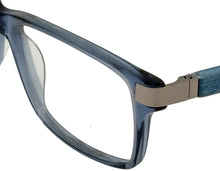 Load image into Gallery viewer, Jones New York Blue Mens Plastic Rectangle Eyewear Frame, 539. 55mm
