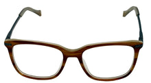 Load image into Gallery viewer, Lucky Brand Mens Brown Plastic Rectangle Metal Eyewear VLBD 827 48mm
