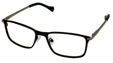 Load image into Gallery viewer, Lucky Brand Mens Black Stainless Steel Rectangle Metal Eyewear VLBD 826 49mm

