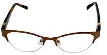 Load image into Gallery viewer, Jones New York Mens Ophthalmic Rimless Tear Drop Eyewear Frame, J139 Brown. 49mm
