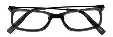 Load image into Gallery viewer, Tumi Mens Plastic Rectangle Teal Crystal Reading Glass VTU 803 2.5x
