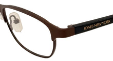 Load image into Gallery viewer, Jones New York Womens Rectangle Brown Metal J147 48mm
