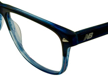 Load image into Gallery viewer, New Balance Mens Rectangle Plastic Eyewear Frame NB 521 3 Navy Fade. 53mm
