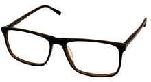 Load image into Gallery viewer, Jones New York Brown Mens Plastic Rectangle Eyewear Frame, J535 58mm
