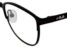 Load image into Gallery viewer, Fila Big Kids Soft Square Eye Metal Eyewear Frame VF1150  Black 48mm
