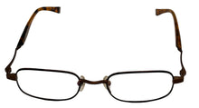 Load image into Gallery viewer, John Varvatos Rectangle Men Brown Rectangle Metal Eyewear Frame V140 50mm
