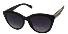 Load image into Gallery viewer, Kenneth Cole Reaction Womens Black Plastic Cateye Sunglass KC1373 1B
