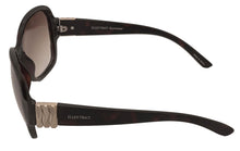 Load image into Gallery viewer, Ellen Tracy Womens Sunglass Demi Plastic Rectangle, Brown Lens ET564 2
