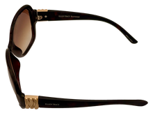 Load image into Gallery viewer, Ellen Tracy Womens Sunglass Demi Plastic Rectangle, Brown Lens ET564 2
