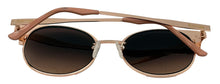 Load image into Gallery viewer, Kenneth Cole Reaction Mens Rose Gold Sunglass Round Metal Gradient KC1314 29F
