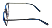 Load image into Gallery viewer, John Varvatos Mens Ophthalmic Eyeglass Rectangle Navy Gradient Plastic V406 53mm
