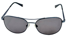 Load image into Gallery viewer, John Varvatos Mens Navy Aviator Wrap Sunglass, Smoke Lens V798
