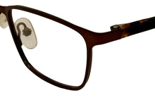 Load image into Gallery viewer, Jones New York Mens Metal Soft Rectangle Eyewear Frame, J146 Brown 49mm
