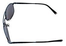 Load image into Gallery viewer, John Varvatos Mens Navy Aviator Wrap Sunglass, Smoke Lens V798
