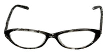 Load image into Gallery viewer, Carolina Herrera Black Lace Oval Plastic Reading Glass H313. 50mm. 2.5X
