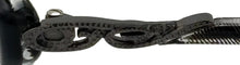 Load image into Gallery viewer, Carolina Herrera Black Lace Oval Plastic Reading Glass H313. 50mm. 2.5X
