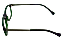 Load image into Gallery viewer, Lucky Brand Big Kids Eyeglass Soft Square Dark Green Plastic VLBD821 48mm

