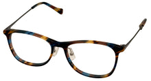 Load image into Gallery viewer, Lucky Brand Mens Soft Square Blue Brown Plastic Frame. D510. 52mm
