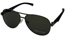 Load image into Gallery viewer, Kenneth Cole Reaction Mens Sunglass Shiny Gunmetal / Metal Aviator,KC1431 8N
