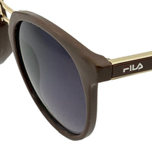 Load image into Gallery viewer, Fila Mens Plastic Soft Square Brown Gold Sunglass, Brown SF9281 Z94
