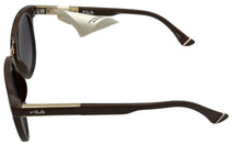 Load image into Gallery viewer, Fila Mens Plastic Soft Square Brown Gold Sunglass, Brown SF9281 Z94
