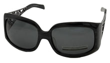 Load image into Gallery viewer, Carolina Herrera Womens Black Plastic Oversized Rectangle Sunglass H713
