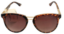 Load image into Gallery viewer, Fila Mens Soft Square Gold Tortoise Sunglass , Brown Gradient Lens SF9281 978
