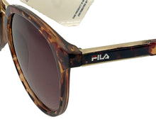 Load image into Gallery viewer, Fila Mens Soft Square Gold Tortoise Sunglass , Brown Gradient Lens SF9281 978
