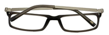 Load image into Gallery viewer, Jones New York Grey Rectangle Mens Plastic Rectangle Eyewear , J522 Grey 58mm
