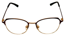 Load image into Gallery viewer, Jones New York Mens Stainless Steel Metal Square Eyewear Frame, J150 Brown. 47mm
