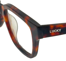 Load image into Gallery viewer, Lucky Brand Mens Ophthalmic Eyeglass Rectangle Tortoise Plastic Venturer 50mm
