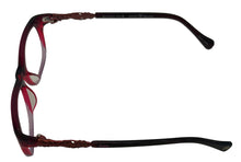 Load image into Gallery viewer, Lucky Womens Ophthalmic Rasberry Soft Rectangle Plastic Frame Palm 52mm
