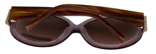 Load image into Gallery viewer, Carolina Herrera Womens Brown Plastic Oversized Rectangle Sunglass H730
