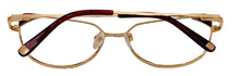 Load image into Gallery viewer, Escada Women's Eyewear Gold Burgundy Stainless Steel Metal VESD45K 0A93 57mm

